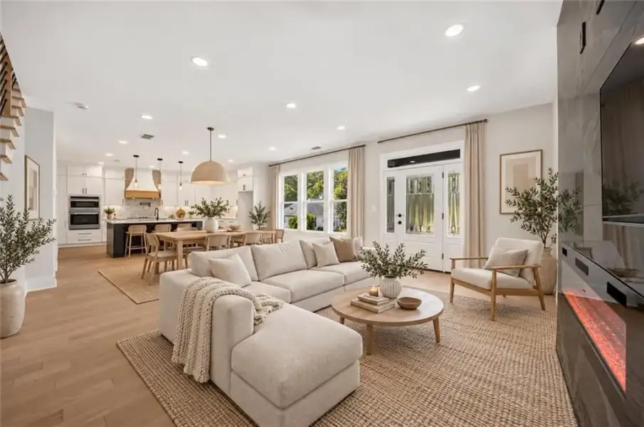 Furnished interior view inside a new home in , Loganville (Image 15).