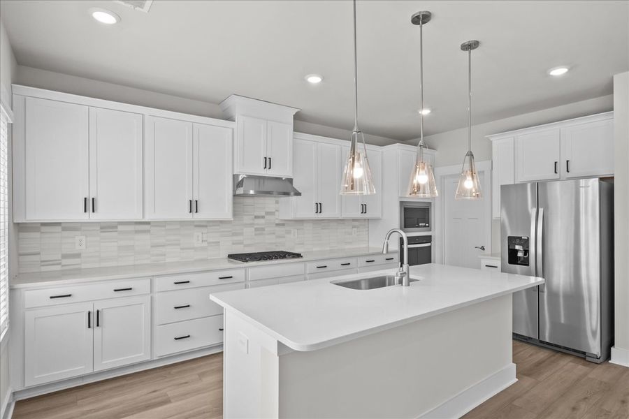 Furnished interior view inside a new home in Cedar Shoals - Signature Collection, Piedmont (Image 5).