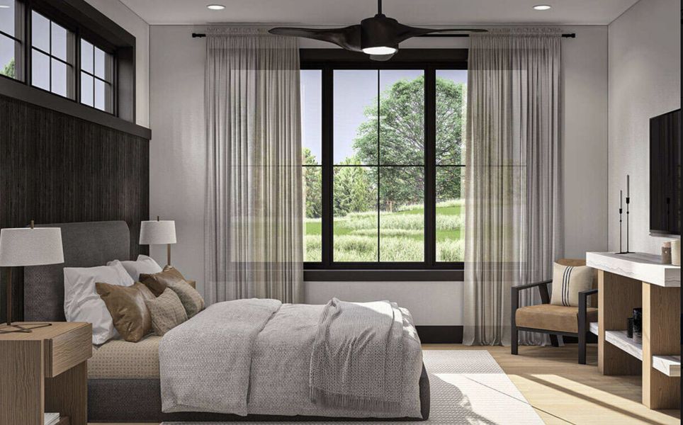 Representative furnished interior of a home built from the Sterling by Zeal Home Builders in Saddle Crest Estates, Weatherford (Image 13).