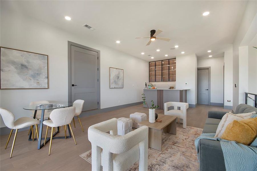 Furnished interior view inside a new home in , Heath (Image 7).