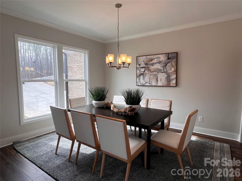 Furnished interior view inside a new home in , Dallas (Image 13).