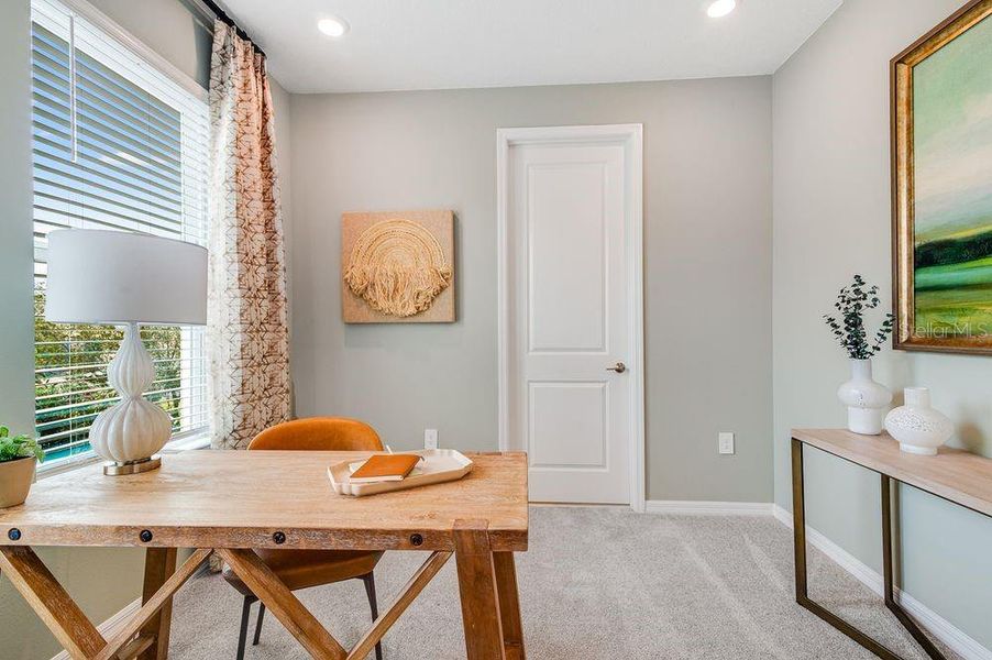 Furnished interior view inside a new home in The Waters at Center Lake Ranch, St. Cloud (Image 33).