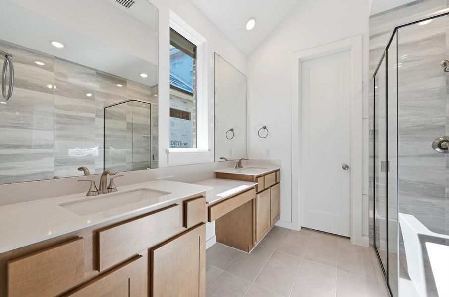 Furnished interior view inside a new home in 6 Creeks at Waterridge, Kyle (Image 7).