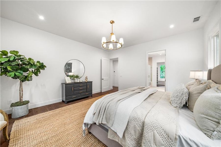 Furnished interior view inside a new home in , Powder Springs (Image 39).