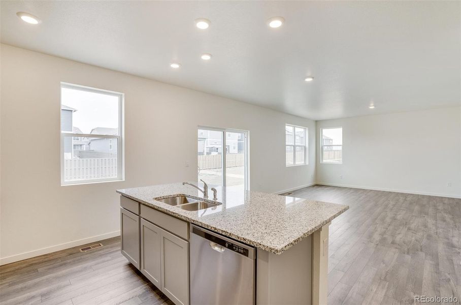 Furnished interior view inside a new home in Spring Valley Ranch, Elizabeth (Image 17).
