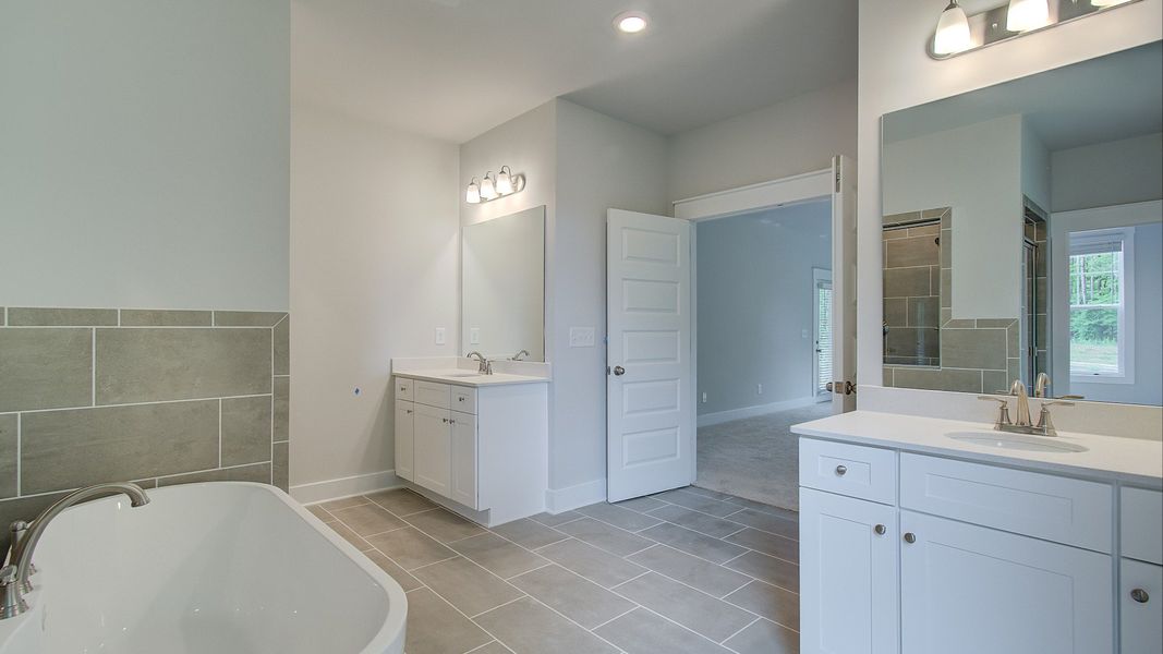 Representative furnished interior of a home built from the Emerson II by DRB Homes in Saddleridge, Senoia (Image 9). Representative furnished interior of a home built from the Emerson II by DRB Homes in Saddleridge, Senoia (Image 9).