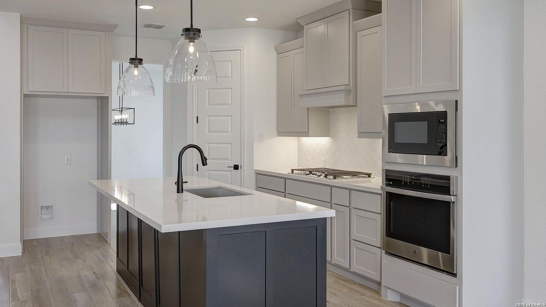 Furnished interior view inside a new home in Kallison Ranch, San Antonio (Image 6).