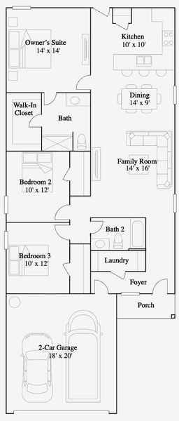 2D floor plan layout of this home in Sila, Huffman, TX (Image 2). 2D floor plan layout of this home in Sila, Huffman, TX (Image 2).