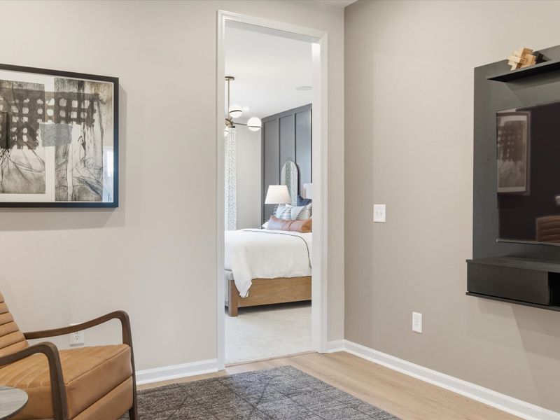 Representative furnished interior of a home built from the Avett by Tri Pointe Homes in Ellis Townes, Charlotte (Image 21).