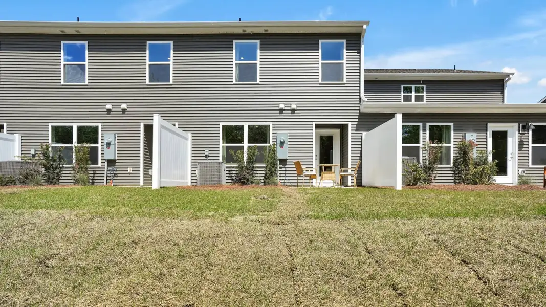 Exterior details and patio area of a home in The Willows at Blake Farm, Wilmington (Image 3).