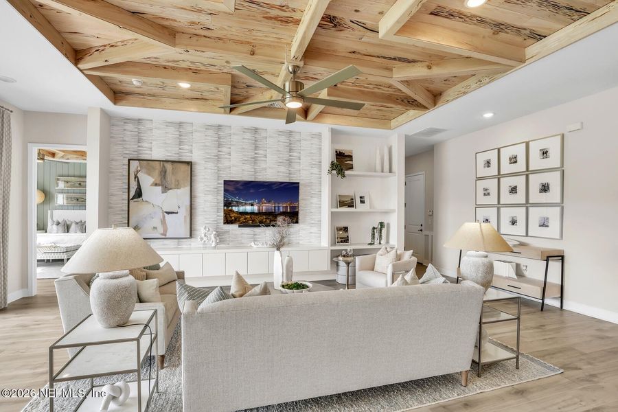 Furnished interior view inside a new home in , Flagler Beach (Image 6). Furnished interior view inside a new home in , Flagler Beach (Image 6).