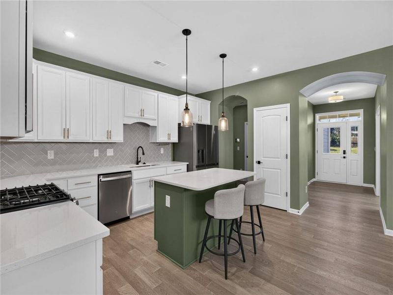 Furnished interior view inside a new home in Laurel Farms, Dallas (Image 8).