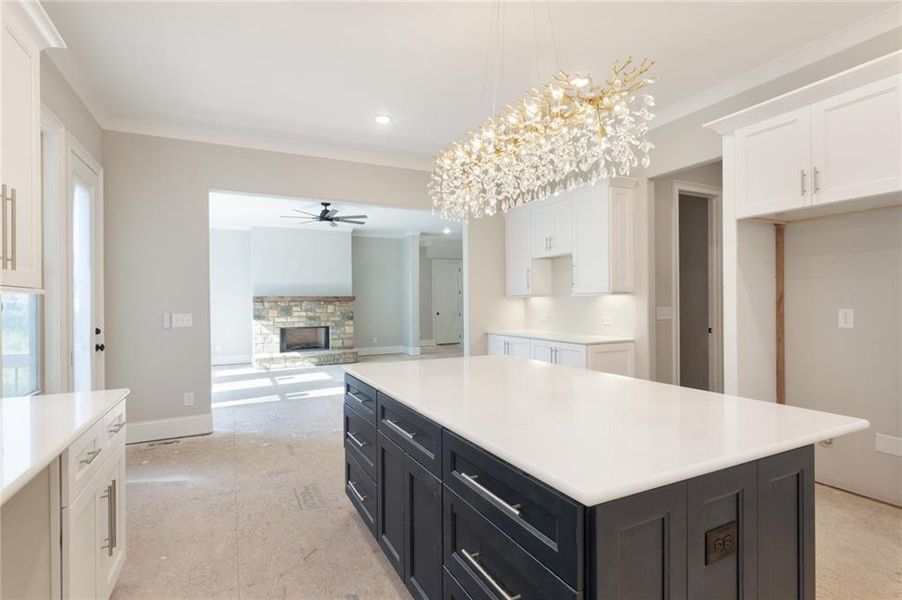 Furnished interior view inside a new home in , Powder Springs (Image 6).