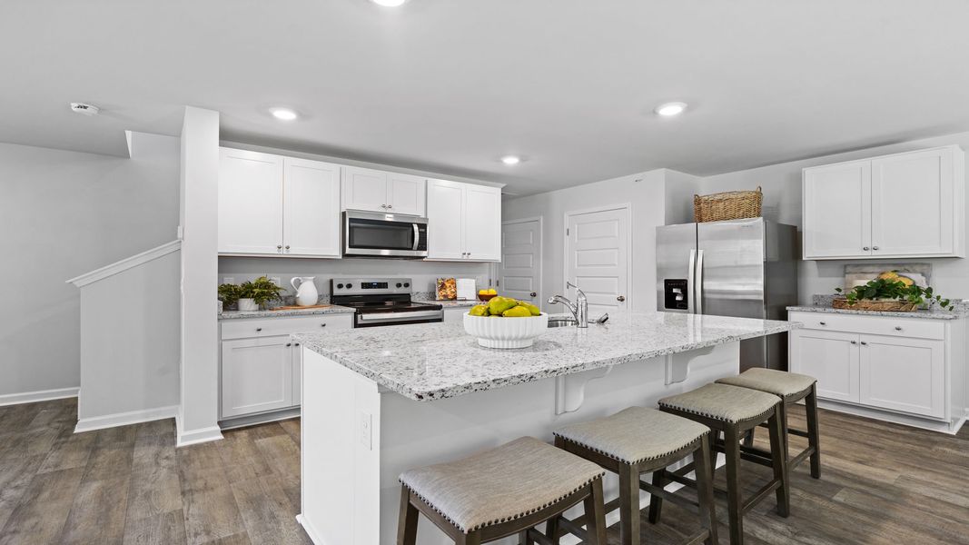 Furnished interior view inside a new home in The Groves at Bees Creek, Ridgeland (Image 5).
