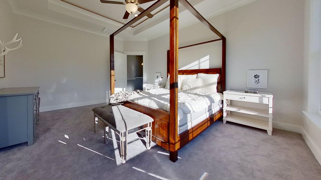 Representative furnished interior of a home built from the Addington by Enchanted Homes in Davis Heights, Inman (Image 11).