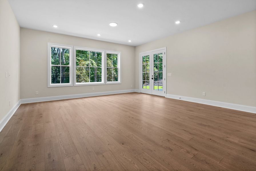 Representative unfurnished interior of a home built from the The Olmstead II by The Providence Group in Waterside Single Family, Peachtree Corners (Image 34).