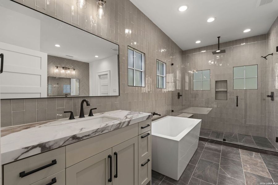 Furnished interior view inside a new home in , San Antonio (Image 10).