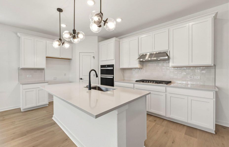 Furnished interior view inside a new home in Sunfield, Buda (Image 9). Furnished interior view inside a new home in Sunfield, Buda (Image 9).