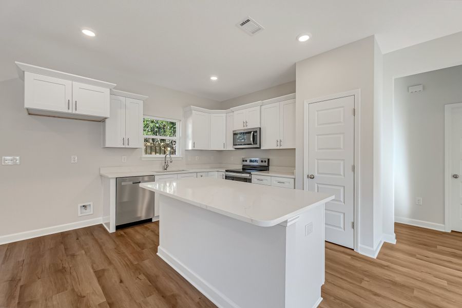 Furnished interior view inside a new home in Live Oak Cottages, Freeport (Image 12). Furnished interior view inside a new home in Live Oak Cottages, Freeport (Image 12).