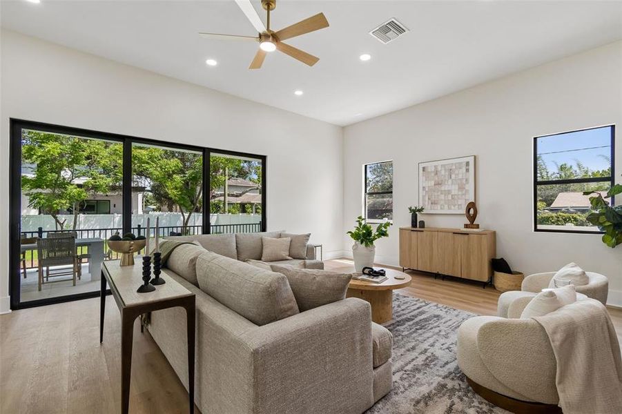 Furnished interior view inside a new home in , Tampa (Image 29). Furnished interior view inside a new home in , Tampa (Image 29).