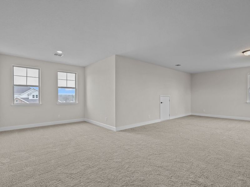 Representative unfurnished interior of a home built from the The Belmont G by Davidson Homes LLC in The Reserve at Potranco Oaks, Castroville (Image 34).