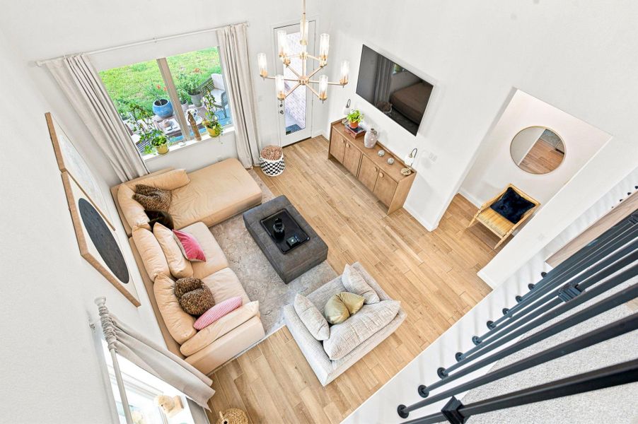 Furnished interior view inside a new home in Sienna 40', Missouri City (Image 13).