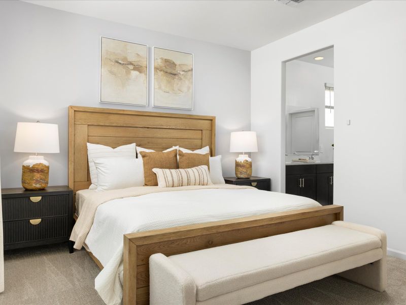 Furnished interior view inside a new home in Summerstone II, Marana (Image 8).