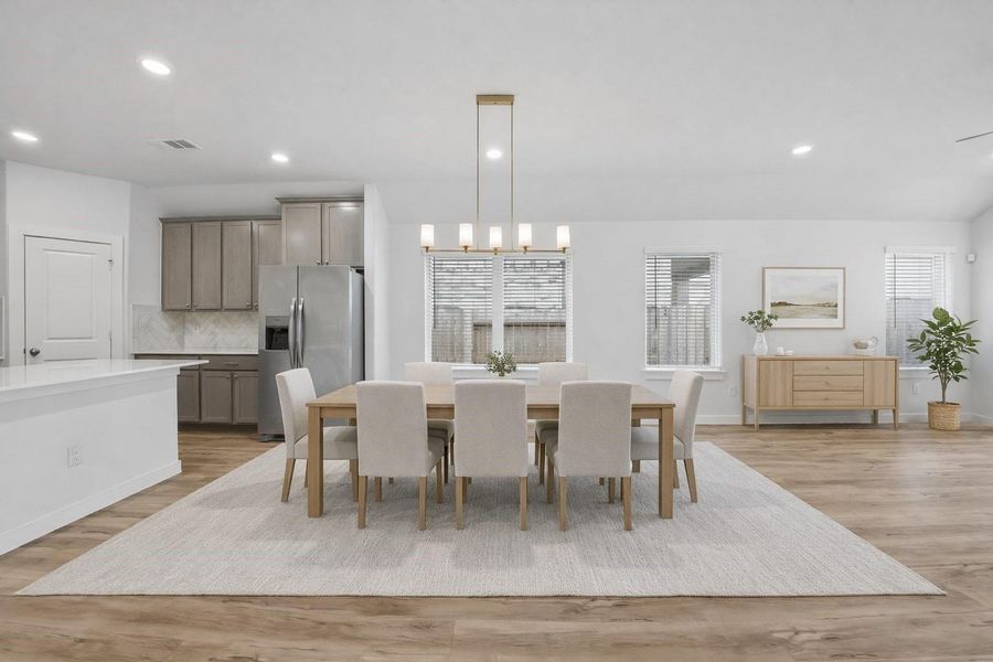 Furnished interior view inside a new home in , Hockley (Image 13).