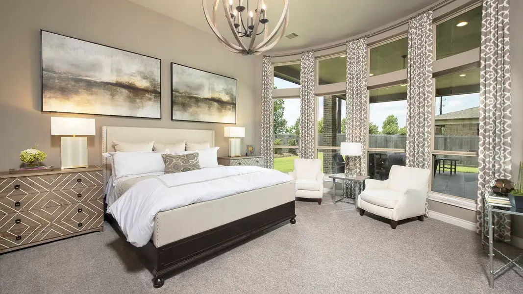 Furnished interior view inside a new home in Jordan Ranch, Fulshear (Image 9).