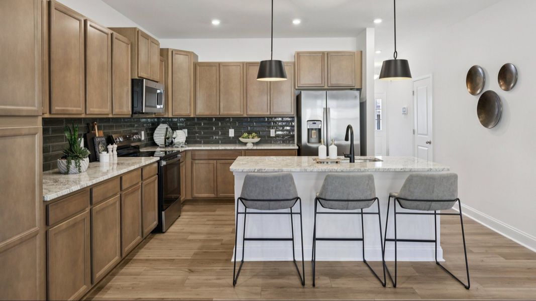 The Litchfield Plan by DBR Homes in Charlotte, NC   -  Kitchen