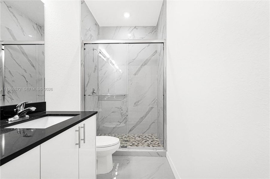 Furnished interior view inside a new home in , Miami (Image 15).