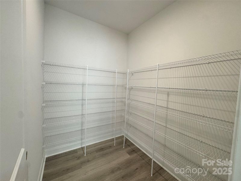 Oversize walk-in pantry