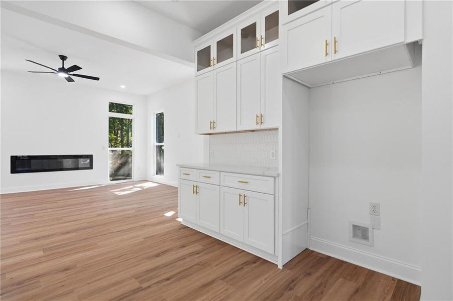 Furnished interior view inside a new home in , Flowery Branch (Image 13).