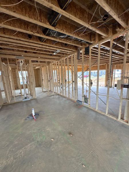 In-progress construction of a new home in Robinson Oaks, Gastonia, NC (Image 12).