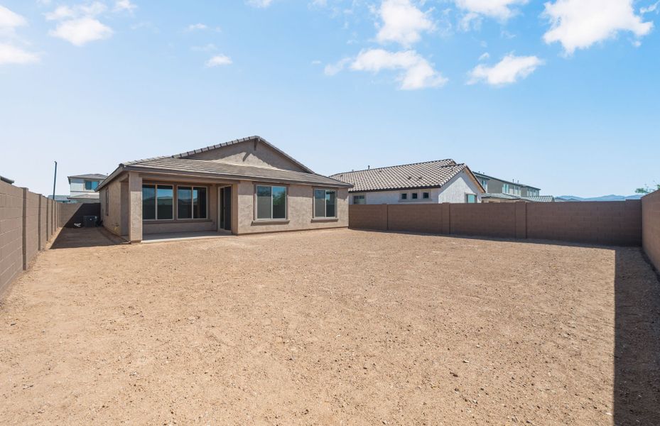 Exterior details and patio area of a home in Artisan at Asante, Surprise (Image 3).
