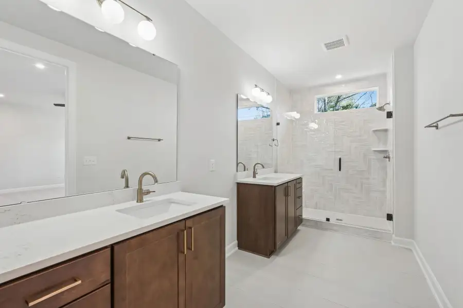 Furnished interior view inside a new home in The Townes at Willow Park, Cary (Image 5).