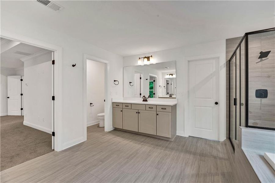 Furnished interior view inside a new home in Palmer Falls, Douglasville (Image 9).