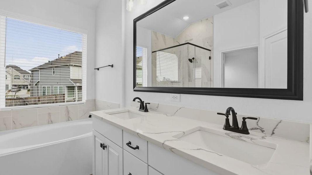 Furnished interior view inside a new home in Woodforest, Montgomery (Image 9).