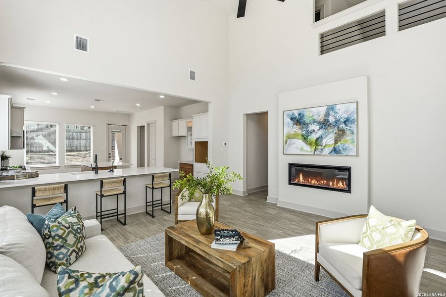Furnished interior view inside a new home in Buffalo Crossing, Cibolo (Image 20).
