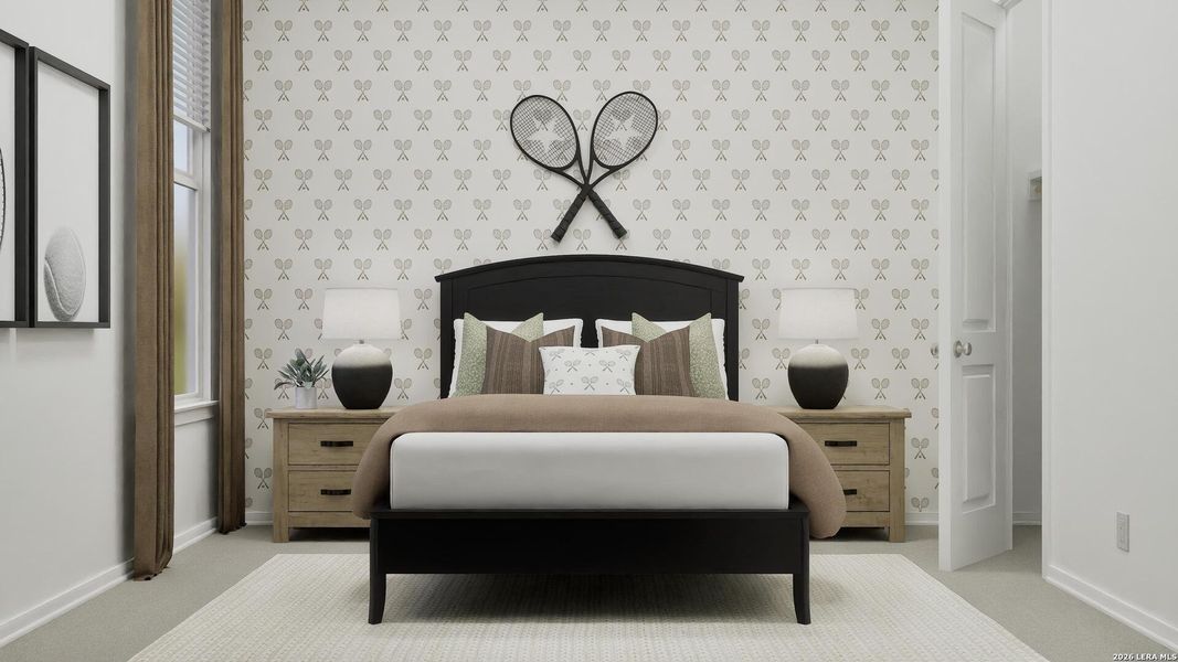 Furnished interior view inside a new home in Brookmill, San Antonio (Image 5).