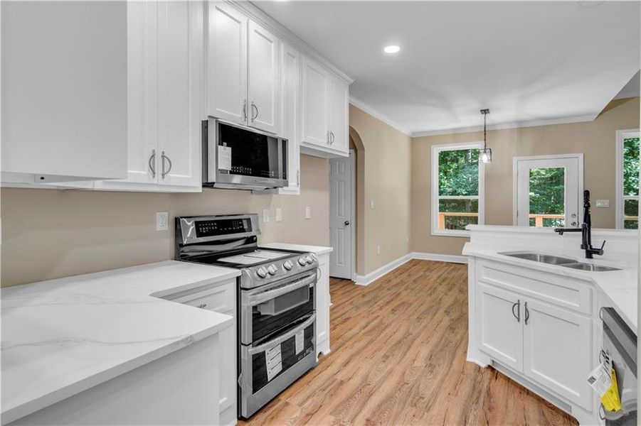 Furnished interior view inside a new home in , Conyers (Image 3).