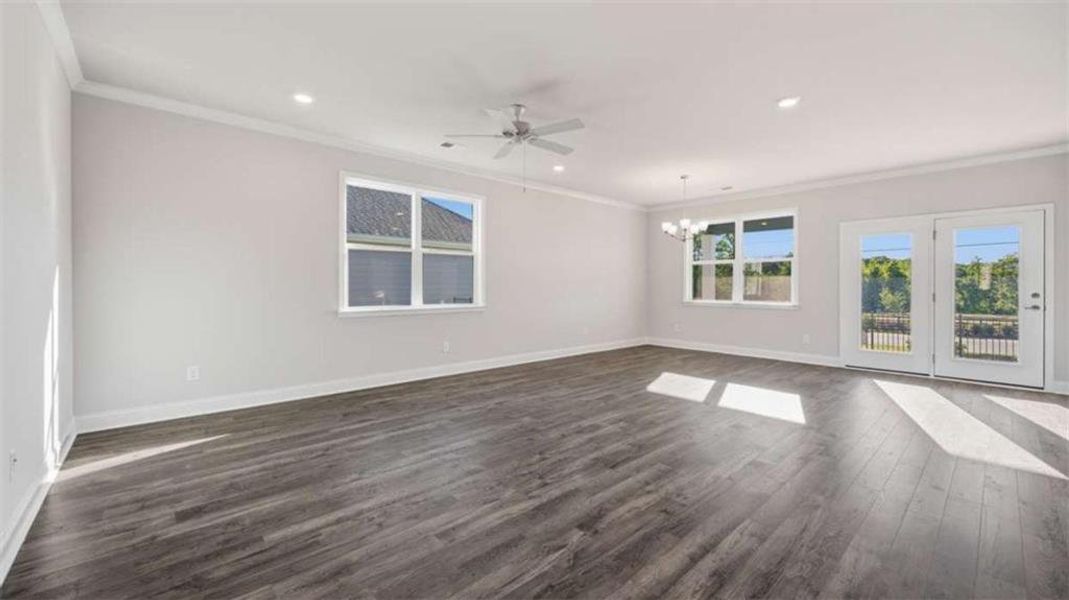 Spacious, unfurnished interior of a new home in Oak Ridge Meadows - Active Adult, Locust Grove (Image 17). Spacious, unfurnished interior of a new home in Oak Ridge Meadows - Active Adult, Locust Grove (Image 17).