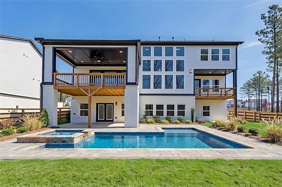 Exterior details and patio area of a home in , Woodstock (Image 29).