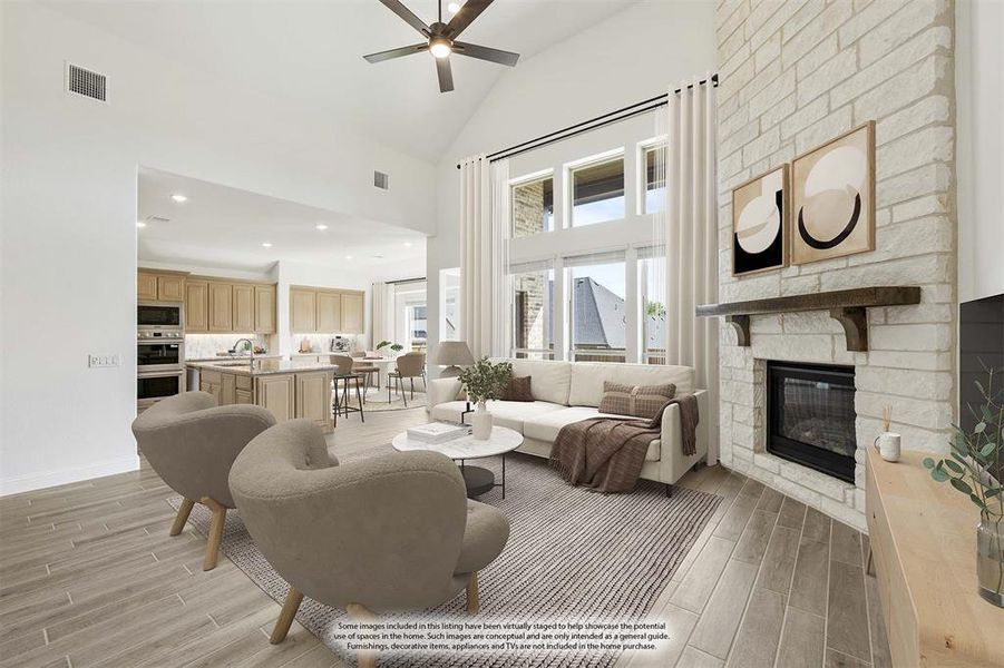 Furnished interior view inside a new home in Rockwood 90, Mansfield (Image 6). Furnished interior view inside a new home in Rockwood 90, Mansfield (Image 6).