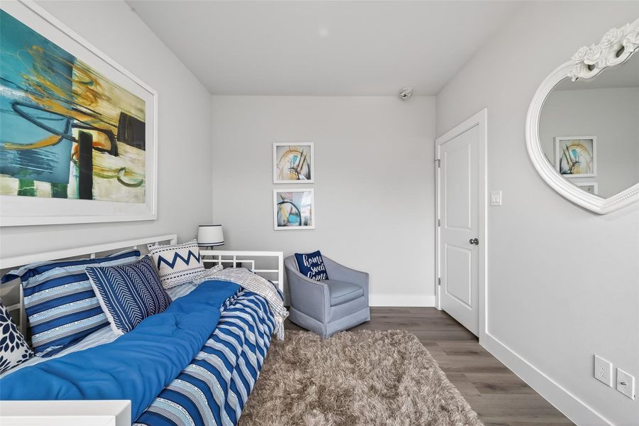 Furnished interior view inside a new home in Metro Village, Houston (Image 43).