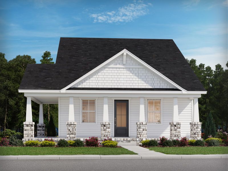 Representative exterior photo of a completed home built from the Mackenzie by Meritage Homes in Poplar Farms, Franklin, TN (Image 2).