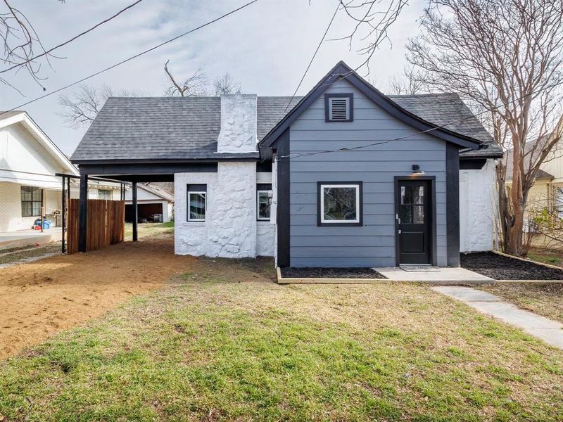 Exterior details and patio area of a home in , Brownwood (Image 3). Exterior details and patio area of a home in , Brownwood (Image 3).