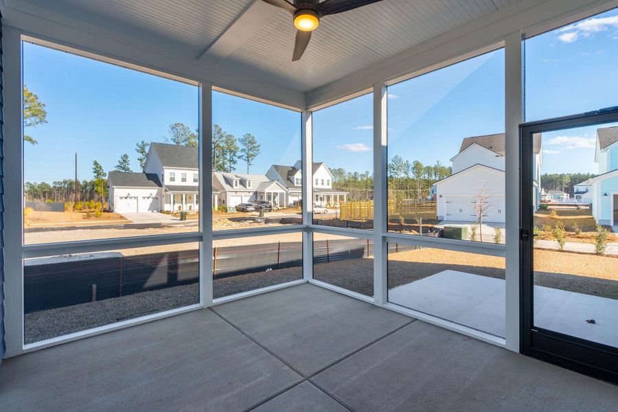 Exterior details and patio area of a home in Nexton, Summerville (Image 20).