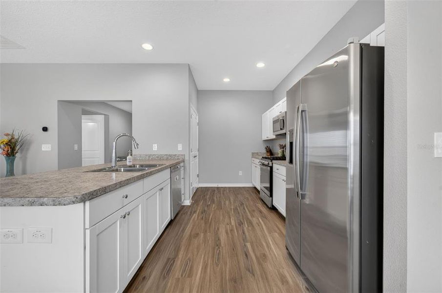 Furnished interior view inside a new home in , The Villages (Image 9).