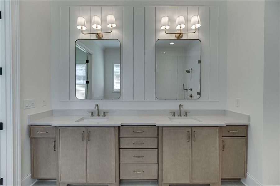 Furnished interior view inside a new home in , Buford (Image 19).